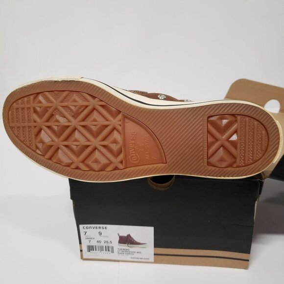 Converse Chuck Taylor all Star Berkshire mid Sneakers 132468C Size M/7 W/9 - Picture 8 of 8